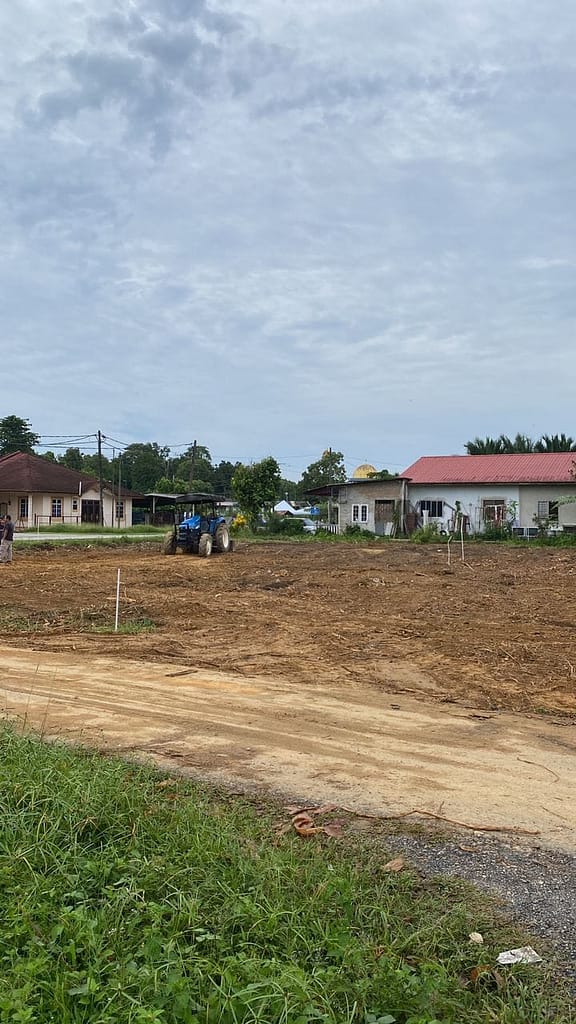 keadaan sebelum tambun tanah